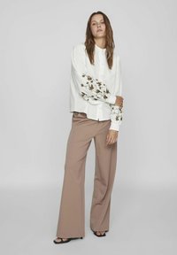 Vila - Vigery Winnie Wide Pants/Dc - 4950361 Cloud Dancer