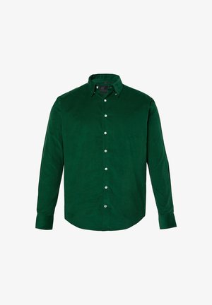 JP1880, CORDUROY SHIRT, LONG SLEEVE, MODERN FIT, CONCEALED BUTTON-DOWN COLLAR, UP - Skjorter - forest green