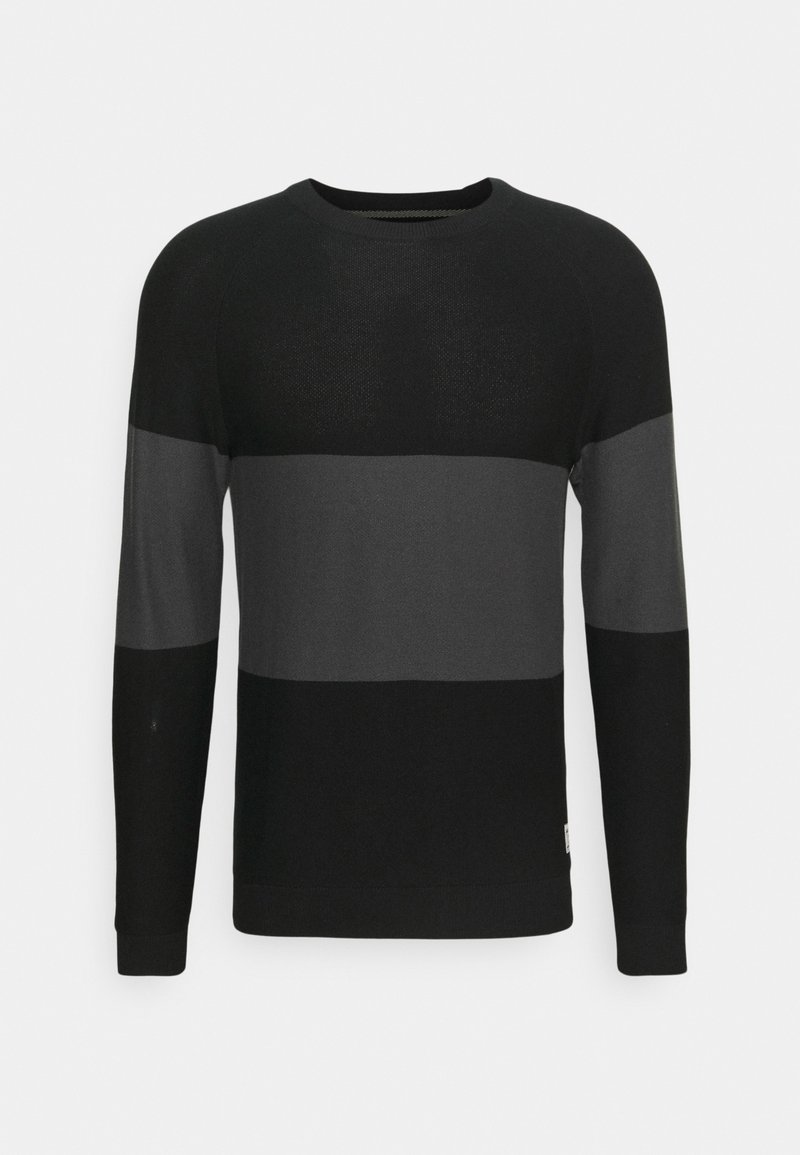 Jack & Jones JCOSHAWN CREW NECK  - Camisola - black