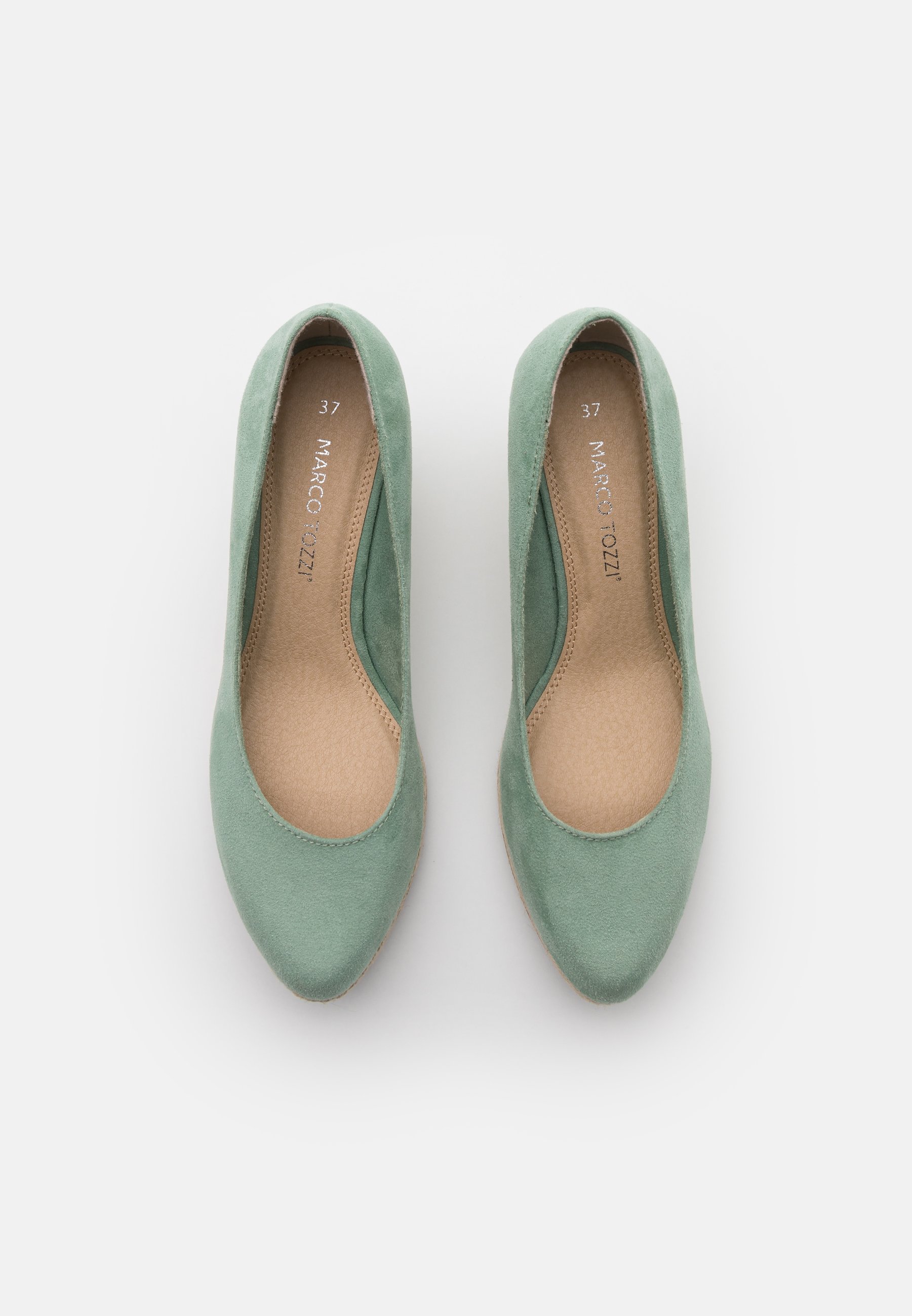 Marco Tozzi COURT SHOE - Sleehakken - sage/mintgroen - Zalando.nl