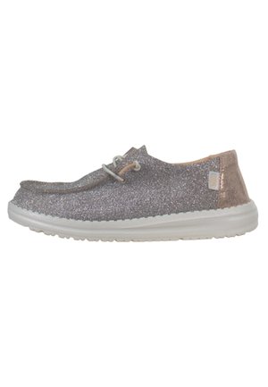 WENDY STRETCH CANVAS - SLIP-ONS - Sportieve veterschoenen - gold rose