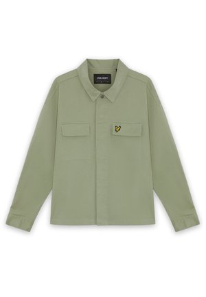 Lyle & Scott, WASHED OVERSHIRT - Skjorter - smoke olive