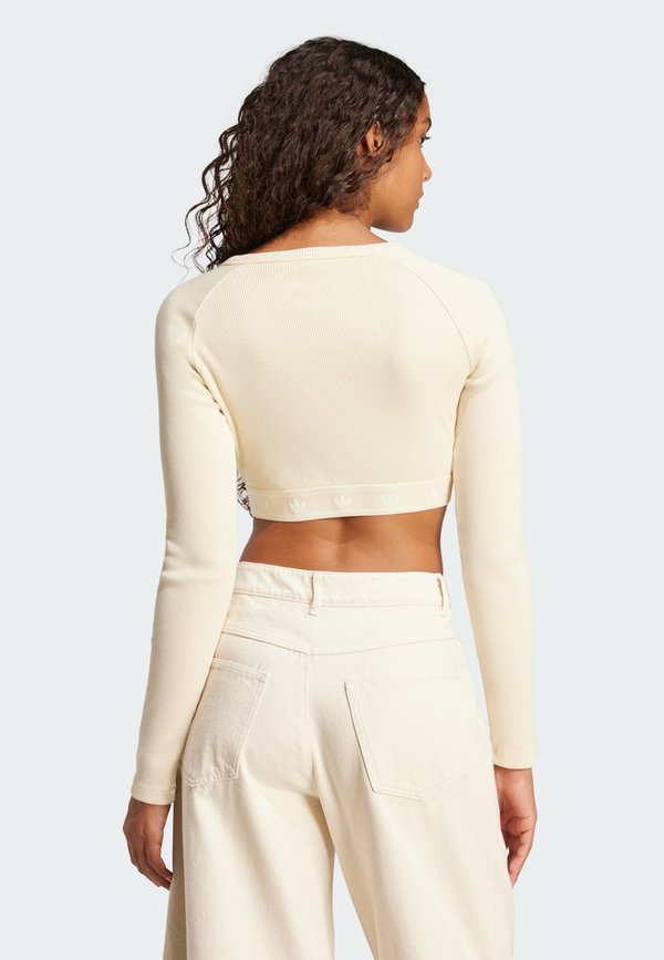 RIBBED LONG SLEEVE CROP - Long sleeved top3