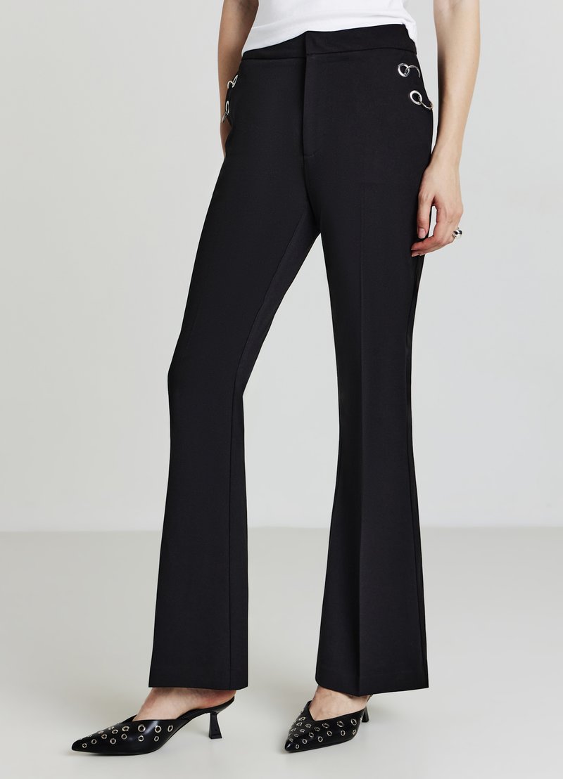 Calliope LUNGHI CON OCCHIELLI - Pantaloni - ultrablack