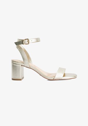 Dune London, MEDINA SUEDE - Riemchenballerina - gold