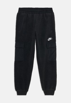 CLUB PANT UNISEX - Cargobukser - black/white
