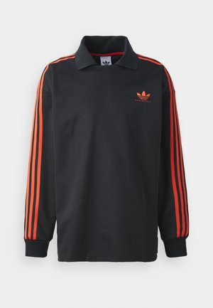 adidas Originals RUGBY  - Long sleeved top - black/preloved red