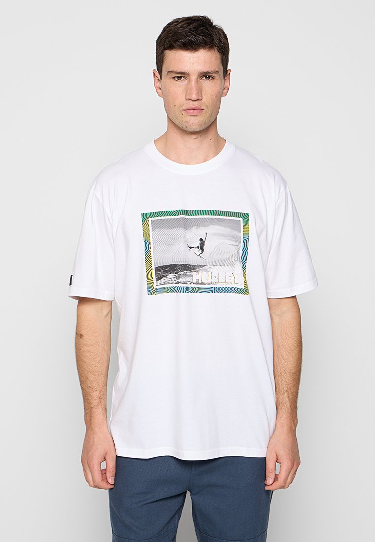 hurley T-shirt print wit