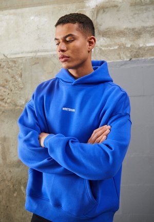 BRON HOODIE WIDE FIT UNISEX - Sweatshirt - dazzling blue