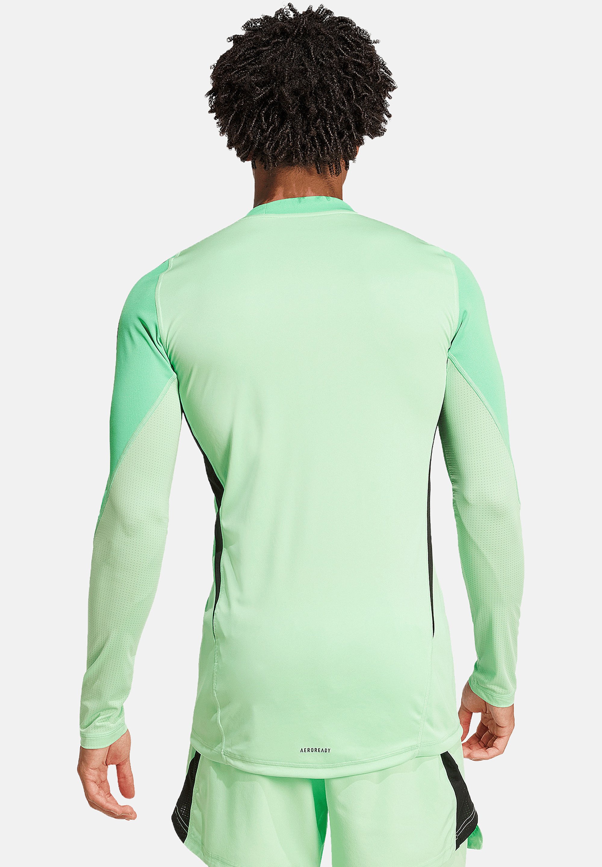 Maglietta A Maniche Lunghe Uomo Active Dry - Tessuto Traspirante E Anti-UV, Protezione Solare UPF30+, Adatta Per Corsa, Palestra E Trekking, Verde Menta XXL