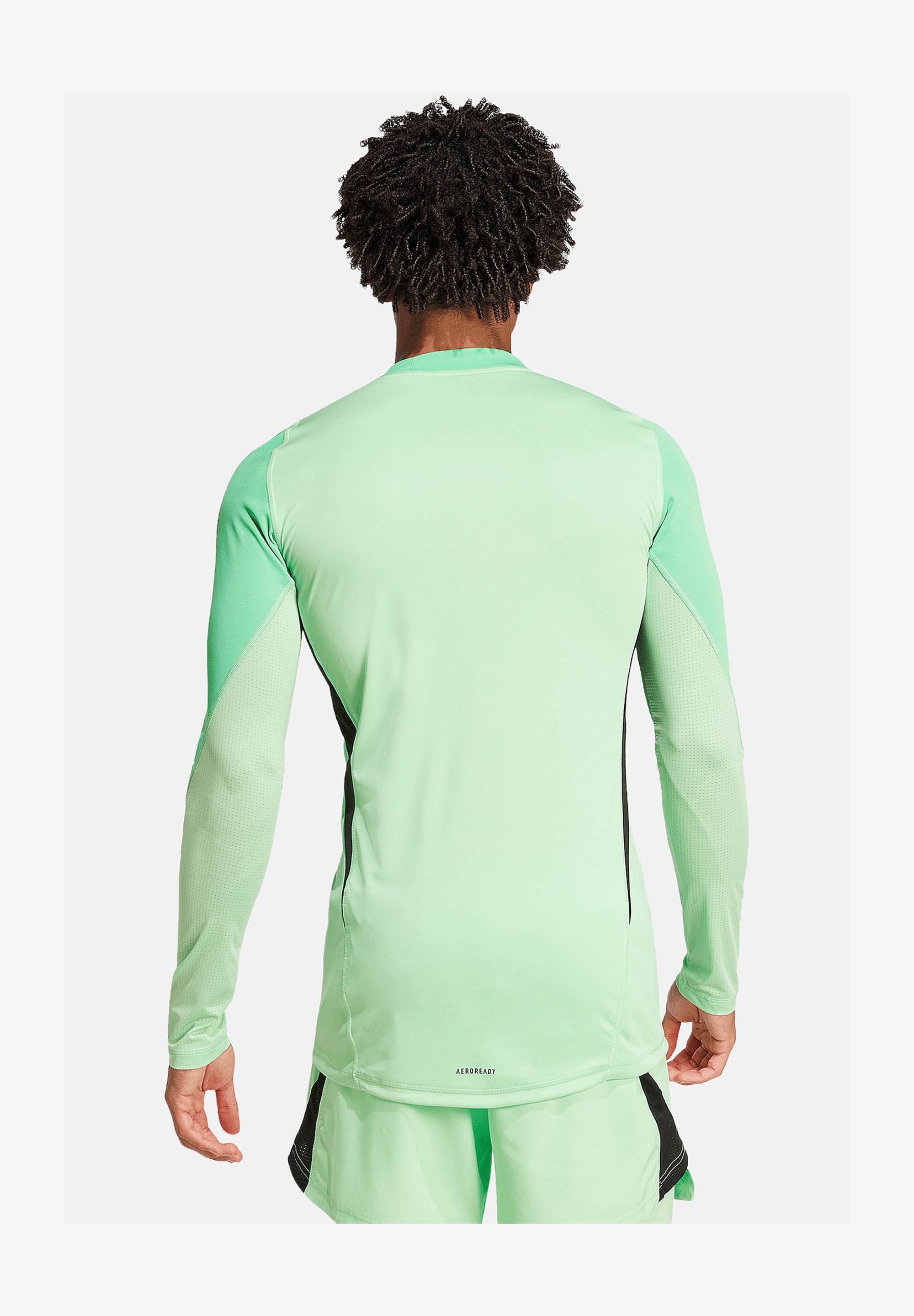 Maglietta A Maniche Lunghe Uomo Active Dry - Tessuto Traspirante E Anti-UV, Protezione Solare UPF30+, Adatta Per Corsa, Palestra E Trekking, Verde Menta XXL
