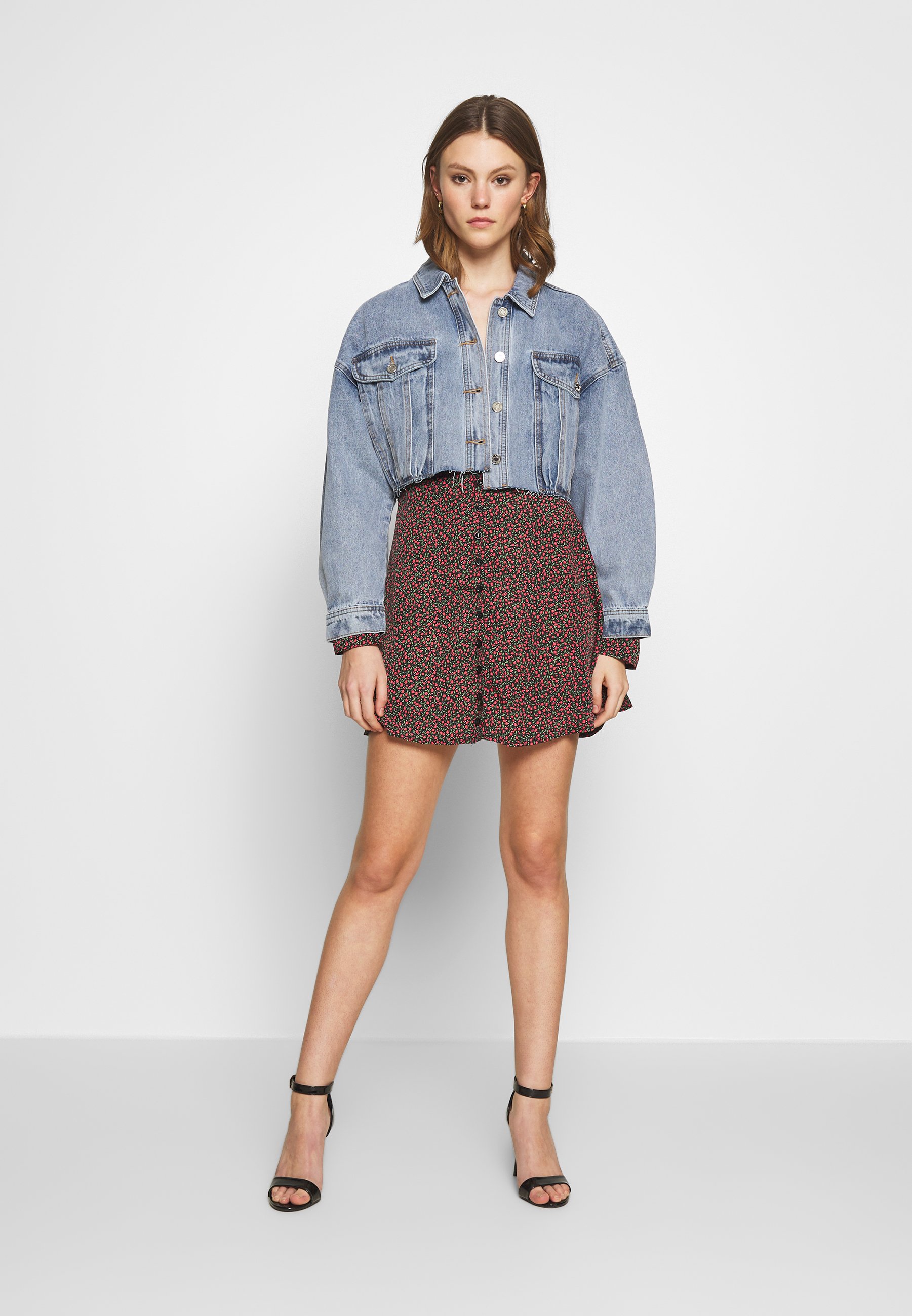 Women CROPPED RAW JACKET - Denim jacket Women CROPPED RAW JACKET - Denim jacket