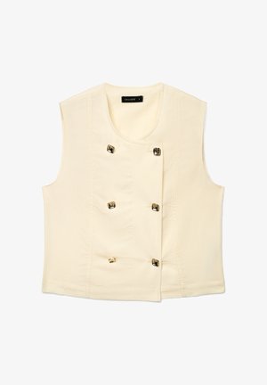 Calliope, GIACCA TINTA UNITA - Veste sans manches - burro