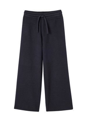 Vertbaudet, VERTBAUDET WEITE STRICKHOSE MÄDCHEN, BUNDWEITE VERSTELLBAR - Tracksuit bottoms - anthrazit