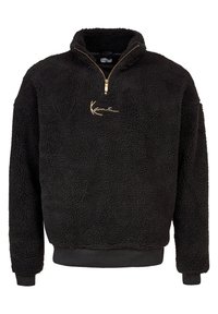 UNISEX SMALL SIGNATURE TEDDY TROYER  - Flīsa džemperis - black