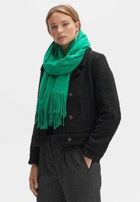 OPUS SOFT FRINGE - Sjaal - pepper green