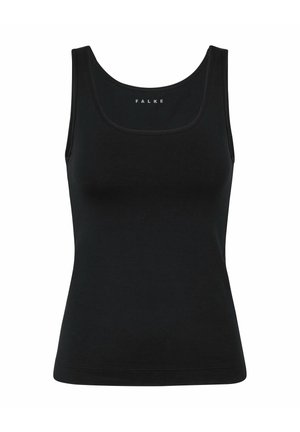 FALKE, PIMA STRETCH TANKTOP - Top - black