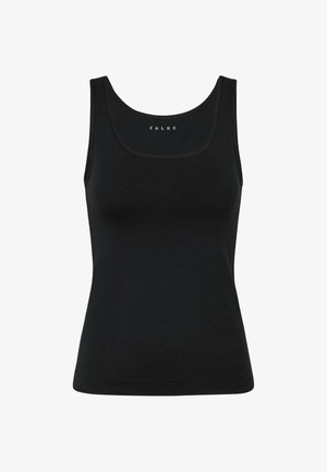 FALKE, PIMA STRETCH TANKTOP - Top - black