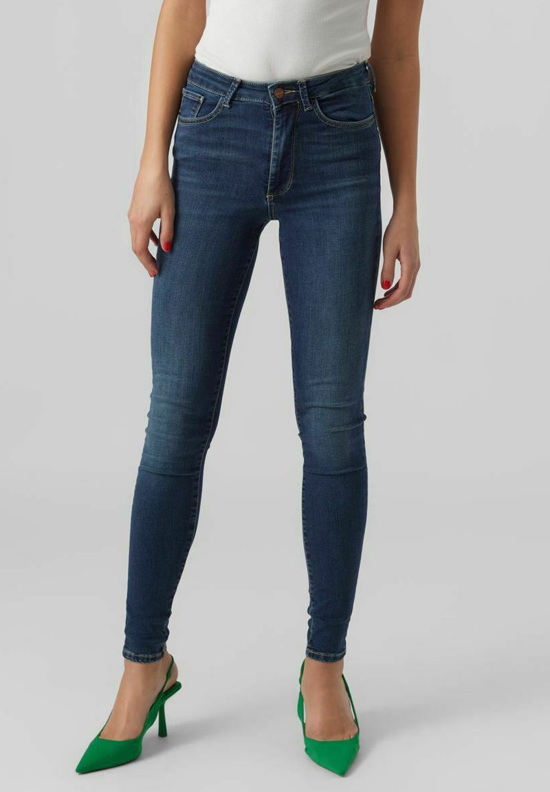 Jeans Femme VERO MODA - Coupe Straight, Délavage Clair, Look Détendu