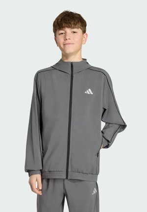adidas Sportswear, ADIDAS SPORTSWEAR TECH APPAREL TRACKTOP UNISEX - Chaqueta de entrenamiento - grey five grey five reflective silver