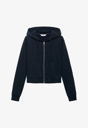 TEEN - Športna jopa s kapuco na zadrgo - royal blue