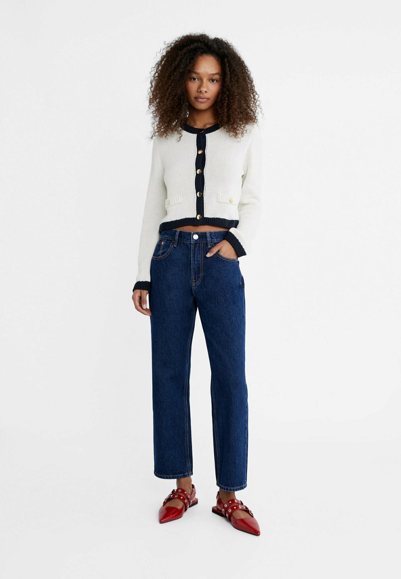Jean Stradivarius Flare Taille M (42) - Bleu Denim Moyen - Longueur 32 - Occasion Très Bon état