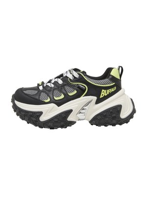 Buffalo, CERBO - Sneakers basse - black white green