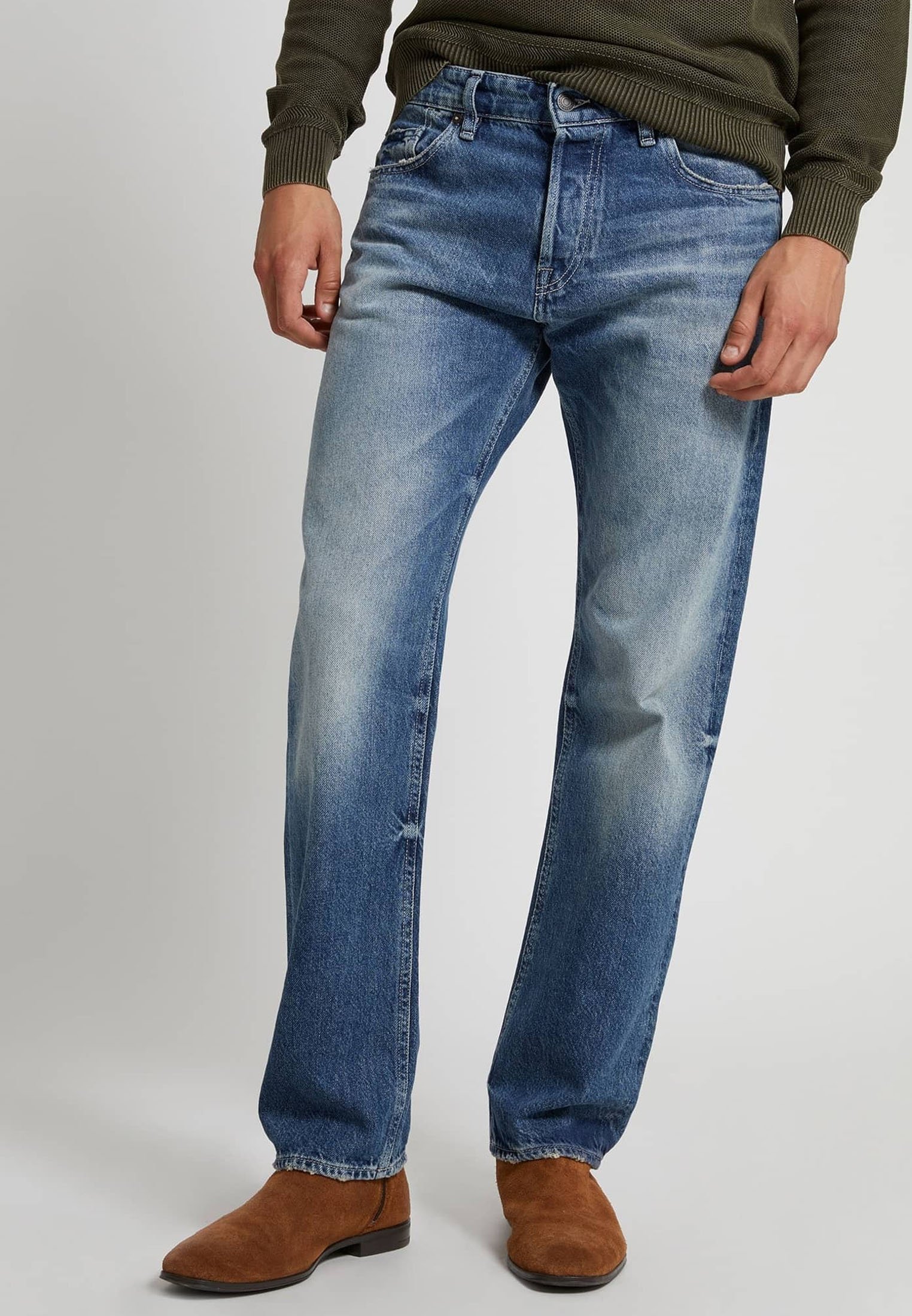 Guess JEANS REGULAR - Jeans a sigaretta - blau/blu - Zalando.it