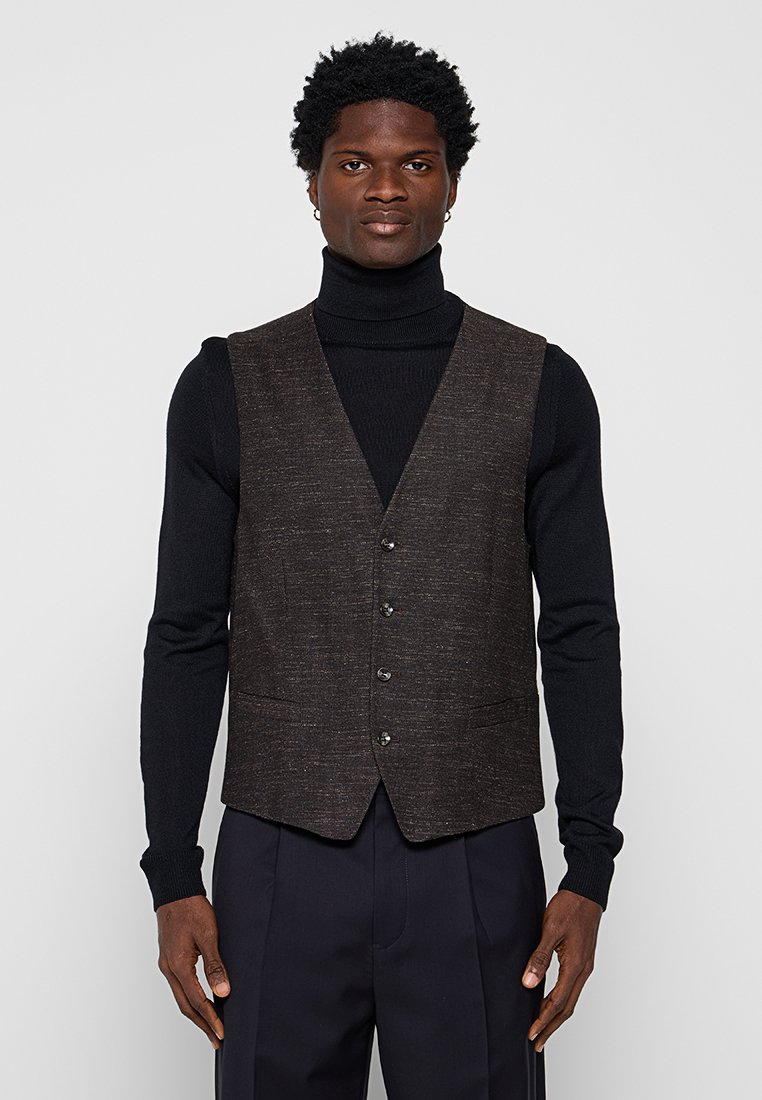 Strellson Bodywarmer gemêleerd bruin Strellson Bodywarmer gemêleerd bruin