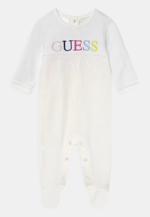 NEWBORN OVERALL UNISEX - Tutina - salt white