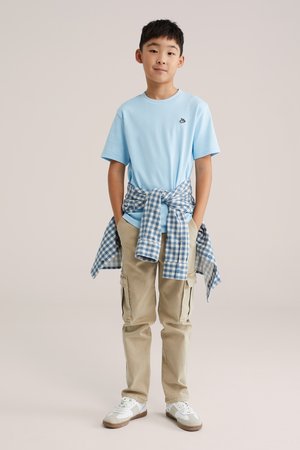 WE Fashion BLUE RIDGE - T-shirt basic - pastel blue