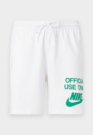 Nike Sportswear CLUB OFFICIAL - Shorts - white/stadium green