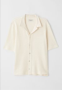 KAI POLO TEXTURED - Button down-skjorte - ecru