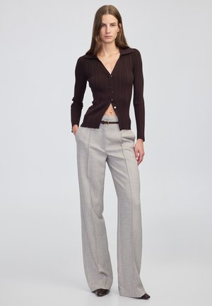WIDE - Pantalones - l beige