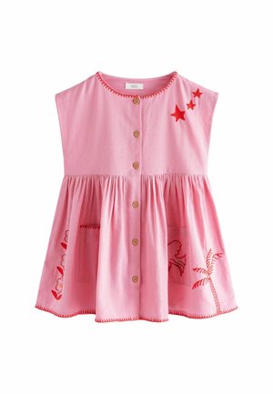 REGULAR FIT - BUTTON THROUGH - Vestito casual - pink