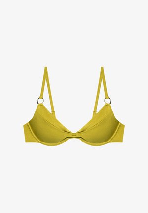 Yamamay, SHIRA - BIKINI TOP - Bikini pezzo sopra - olive green plain