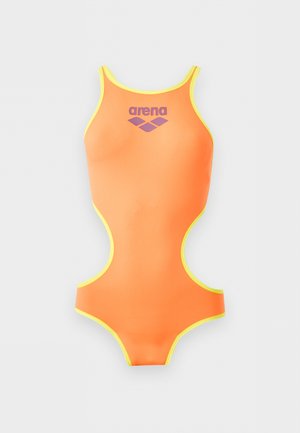 Arena, ONE BIGLOGO - Badedragt - bright coral/soft green