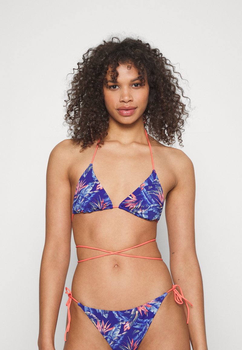 Tommy Jeans Horní díl bikin - vintage tropic blue