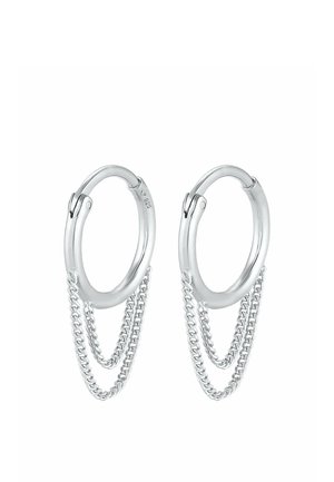 HOOPS CHAINS - Øreringe - silberfarben