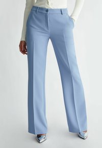 LIU JO FLARED CREPE  - Chino - blue