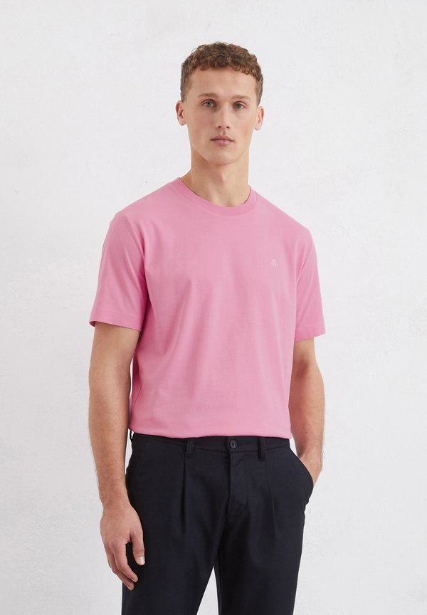 SHORT SLEEVE LOGO CREWNECK - Basic T-shirt - scandi rose