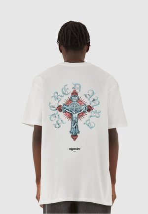 CROSS X HEAVY OVERSIZED - T-shirt con stampa - ready for dye