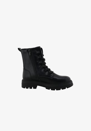 TOM TAILOR, BOOTS - Platform ankle boots - black