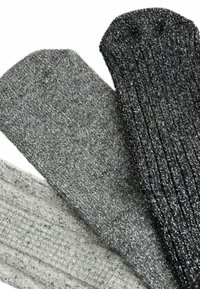 Next 3 PACK STANDARD - Strumpor - grey sparkle
