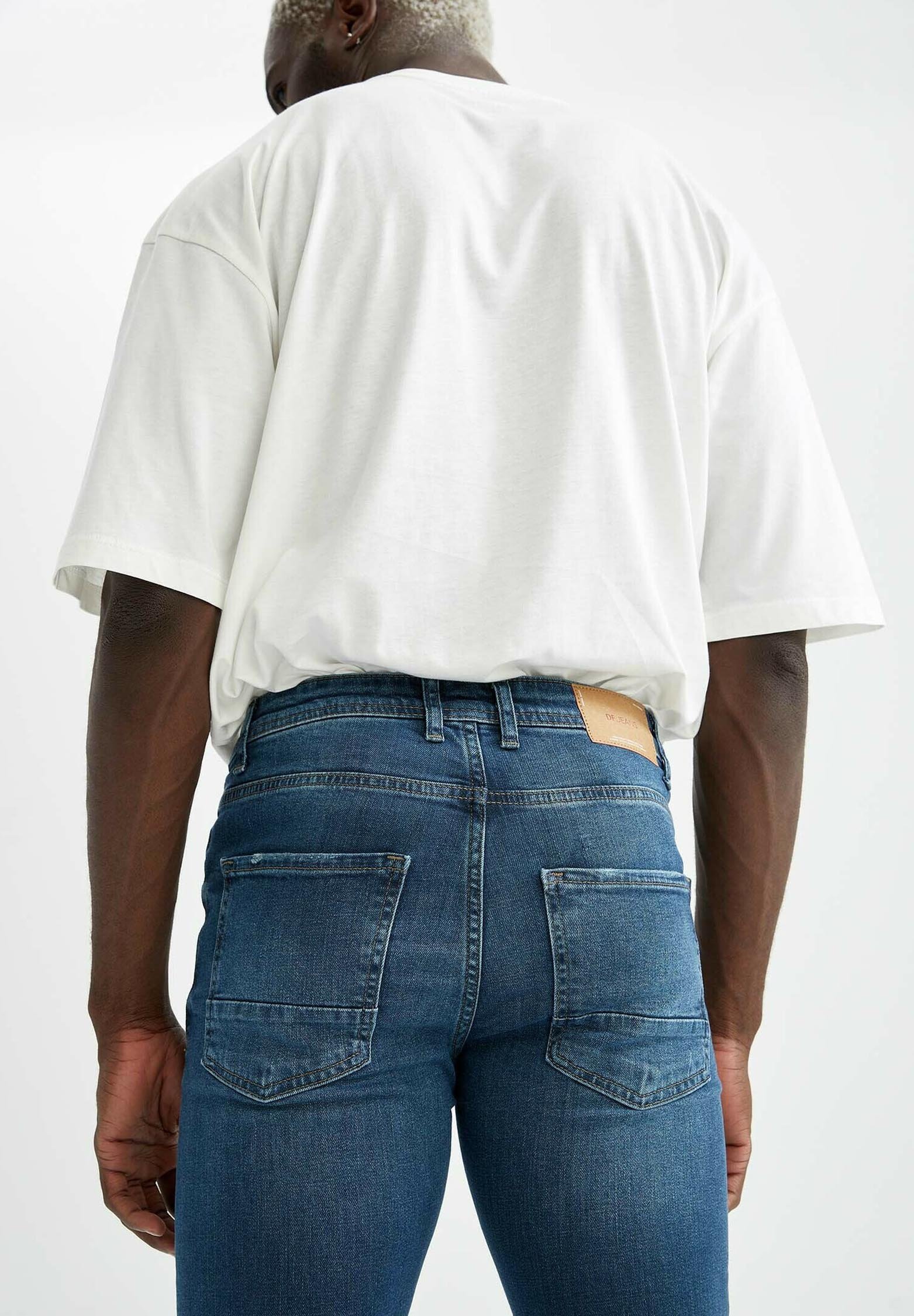 DeFacto SLIM FIT JEANS - Prigludę džinsai - green/tamsiai žalia - Zalando.lt