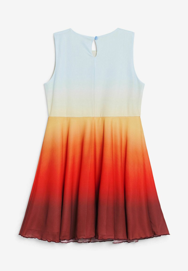 Desigual Vestido De Punto - Orange/naranja