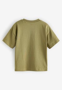 Next SIMPLE SHORT SLEEVE - T-shirts print - khaki green