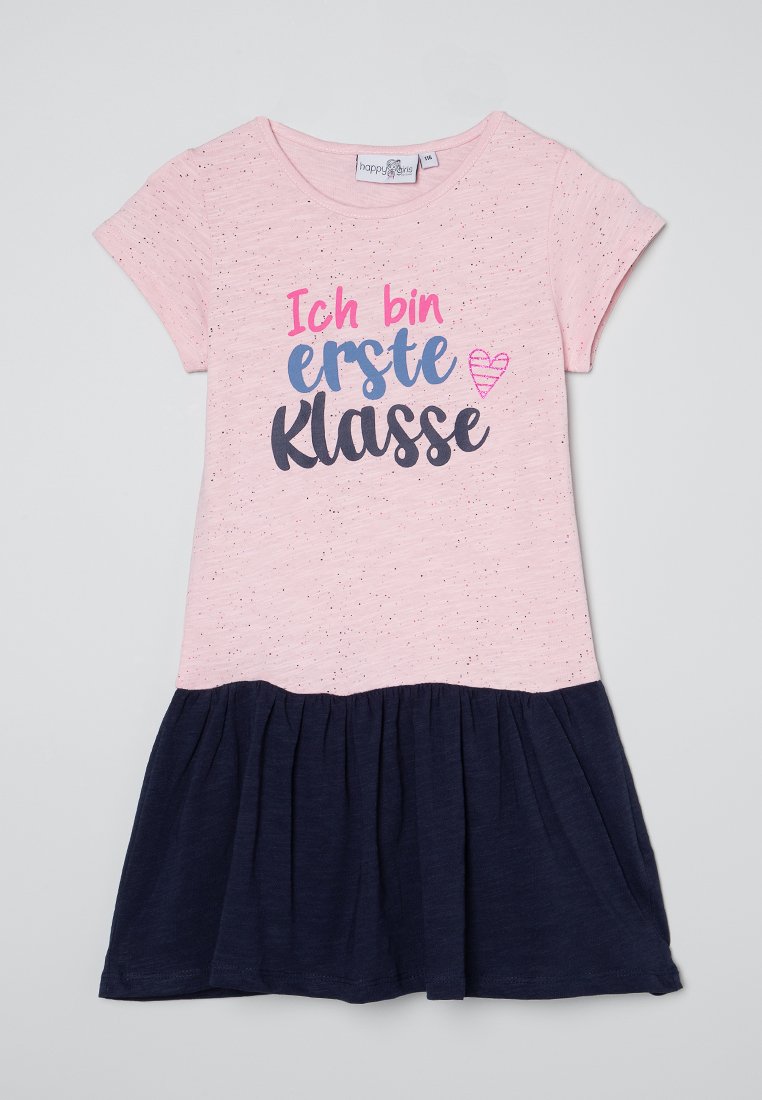 happy girls Jerseyjurk donkerroze