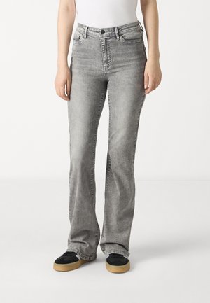 FLARE - Bootcut jeans - medium grey denim