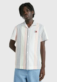 Tommy Jeans MINI STRIPE - Camicia - white multi stripe